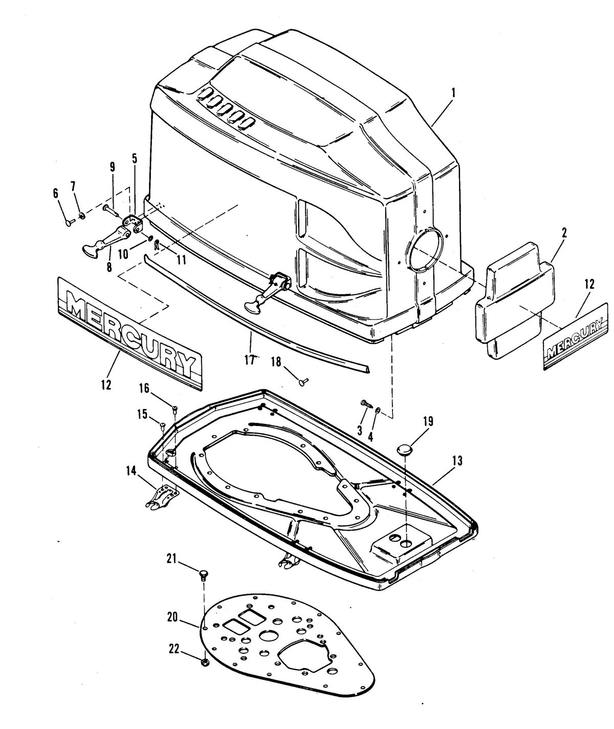 RACE OUTBOARD SST-140 (CARBURETOR) COWLS