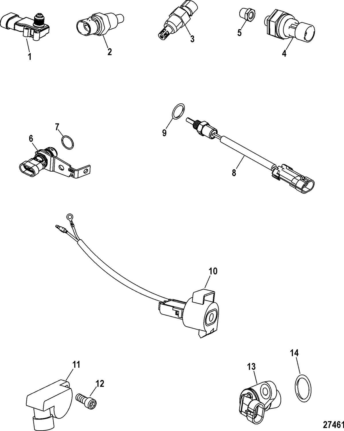 RACE STERNDRIVE 525 EFI Senders And Sensors
