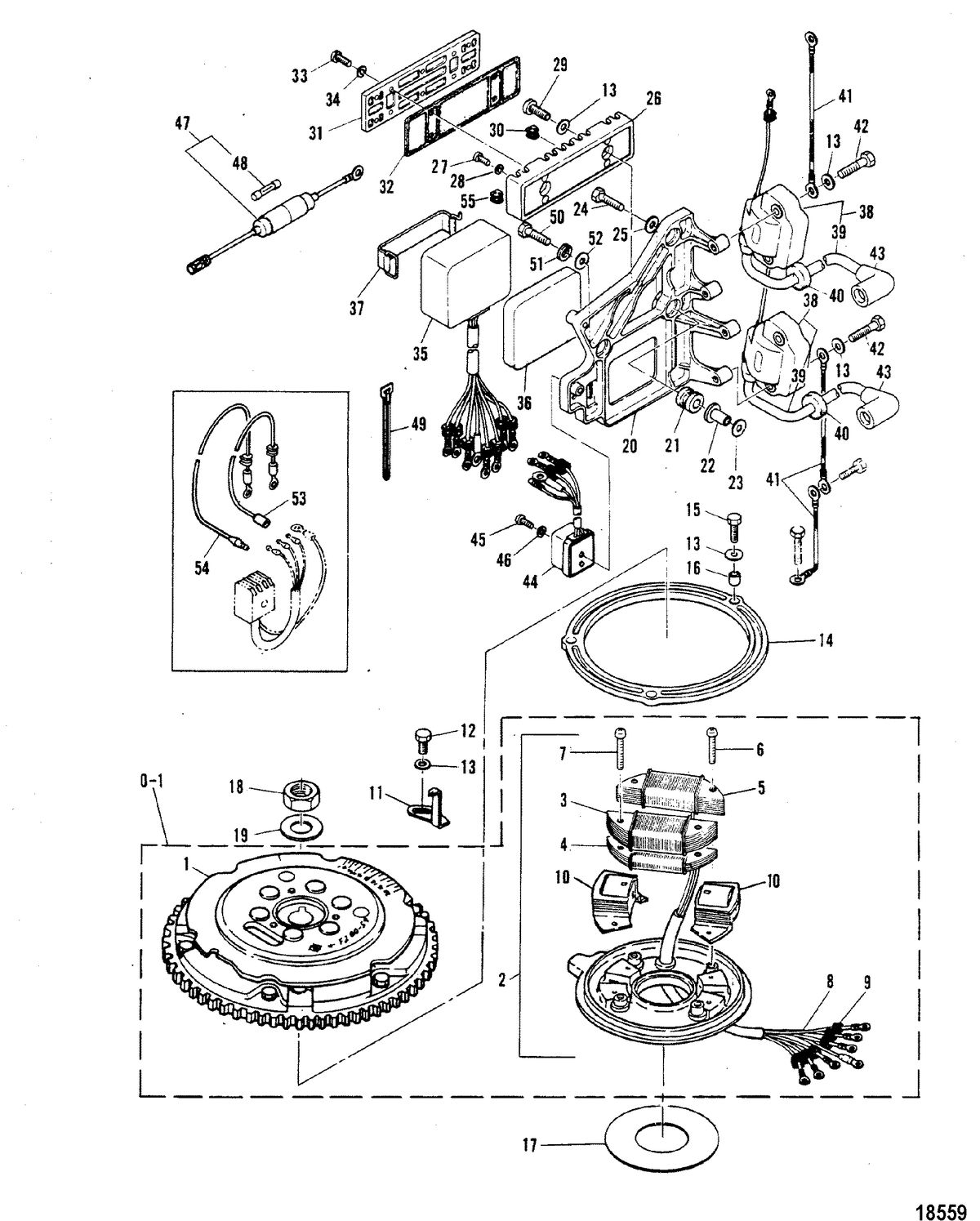 MARINER 60 HORSEPOWER IGNITION SYSTEM