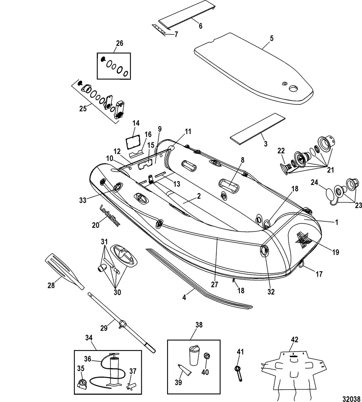 INFLATABLES LODESTAR Ultra Light Model(275)