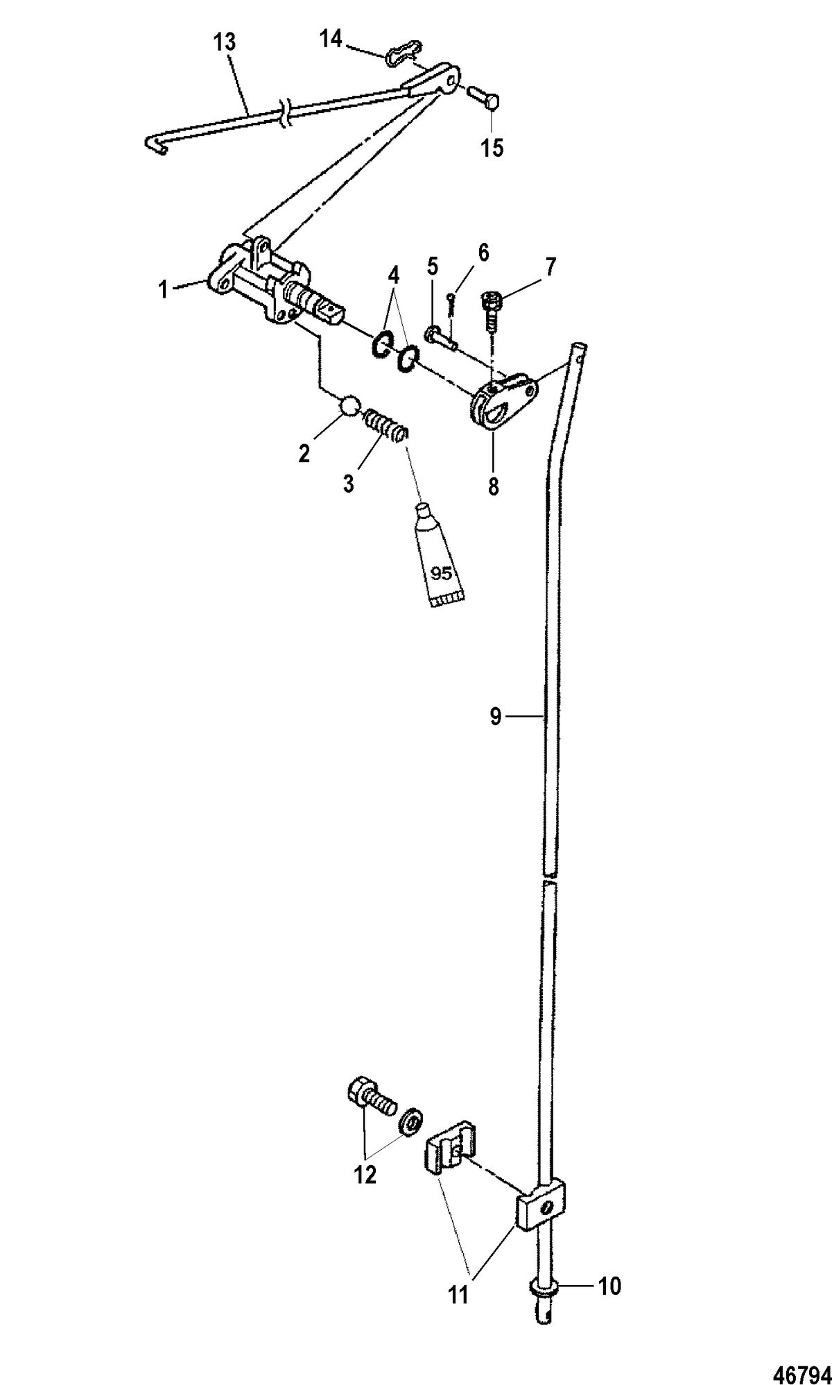 MERCURY/MARINER 4/5/6 4-STROKE Shift Components