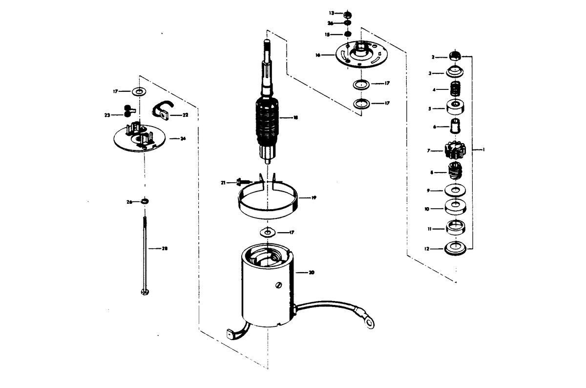 CHRYSLER 25 H.P. ELECTRIC STARTER