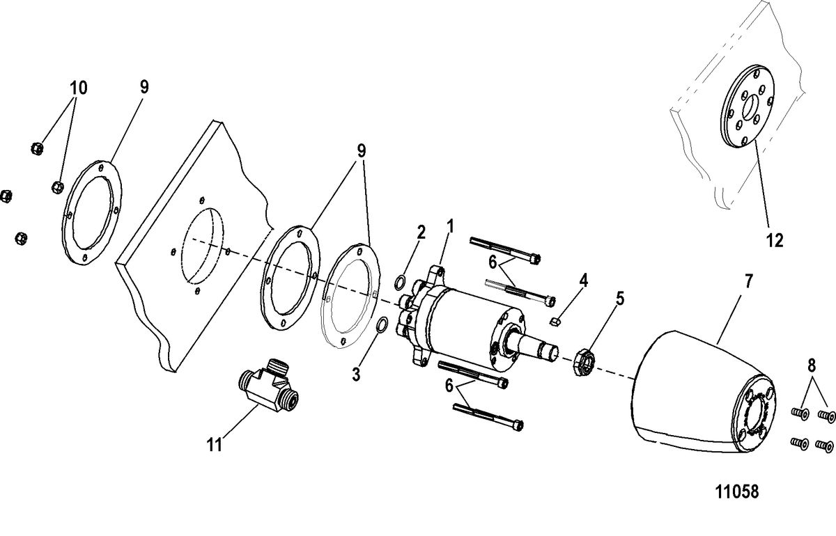 ACCESSORIES STEERING SYSTEMS AND COMPONENTS Steering Helm Kit-Standard Dual(895816A01 and 895817A01)