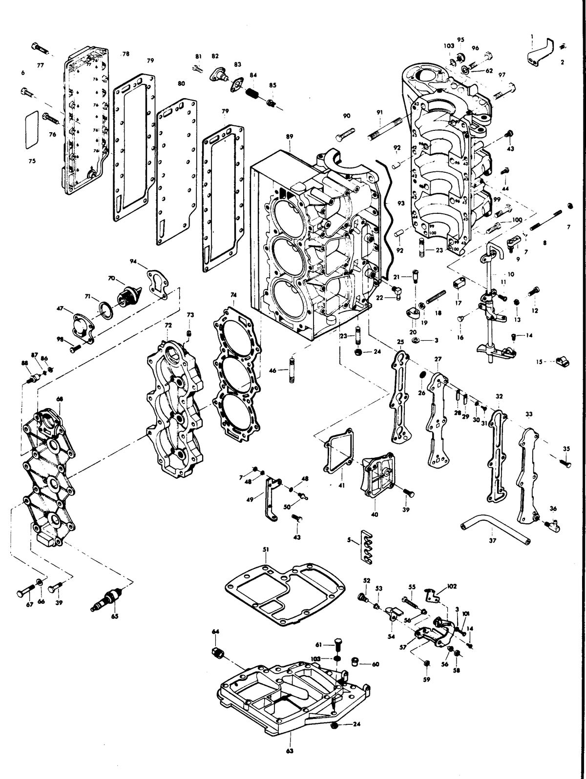 CHRYSLER 85 H.P. CHARGER POWER HEAD