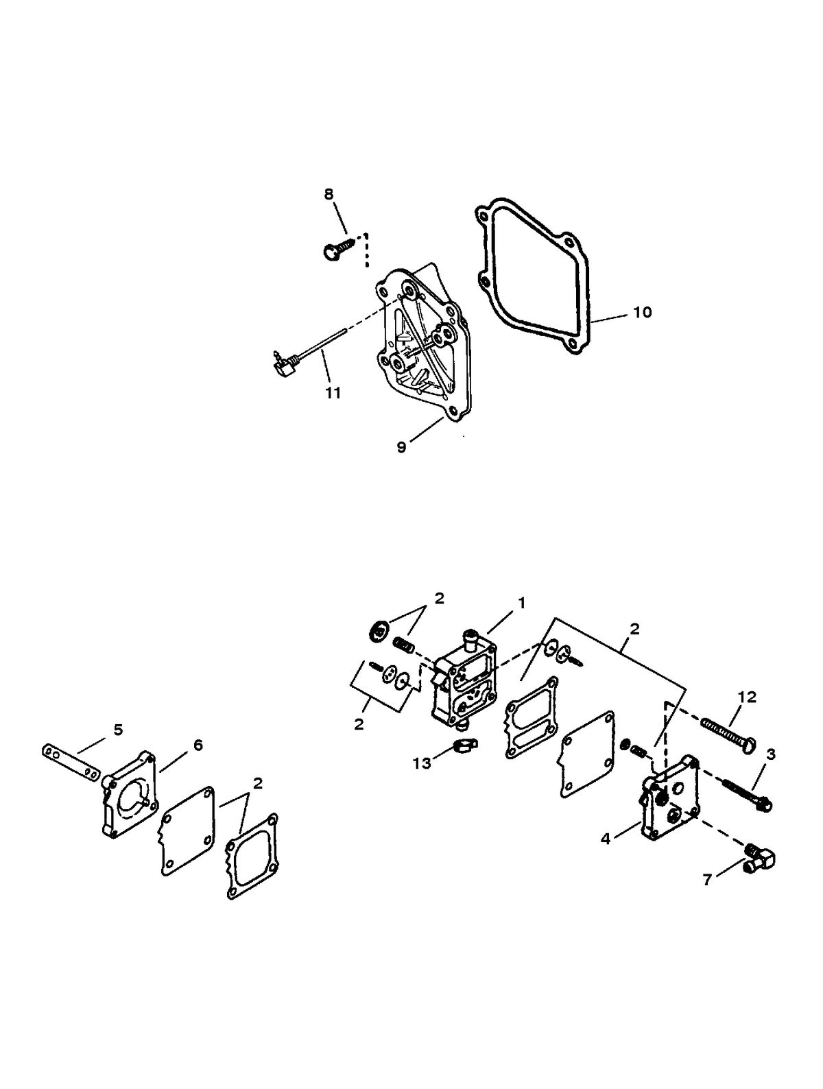 FORCE FORCE 75 H.P. FUEL PUMP ASSEMBLY