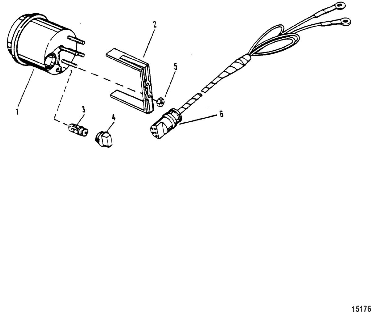 MERCURY/MARINER 90/115 H.P. (INLINE) TACHOMETER