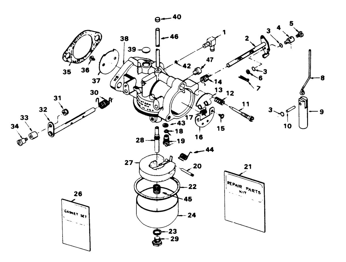 FORCE FORCE 50 H.P. CARBURETOR