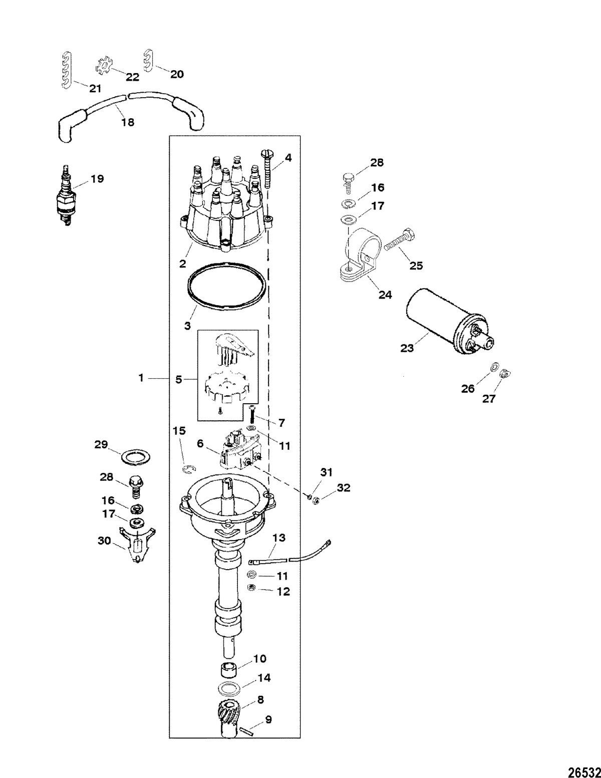 RACE STERNDRIVE 500 BULLDOG Distributor And Ignition Components