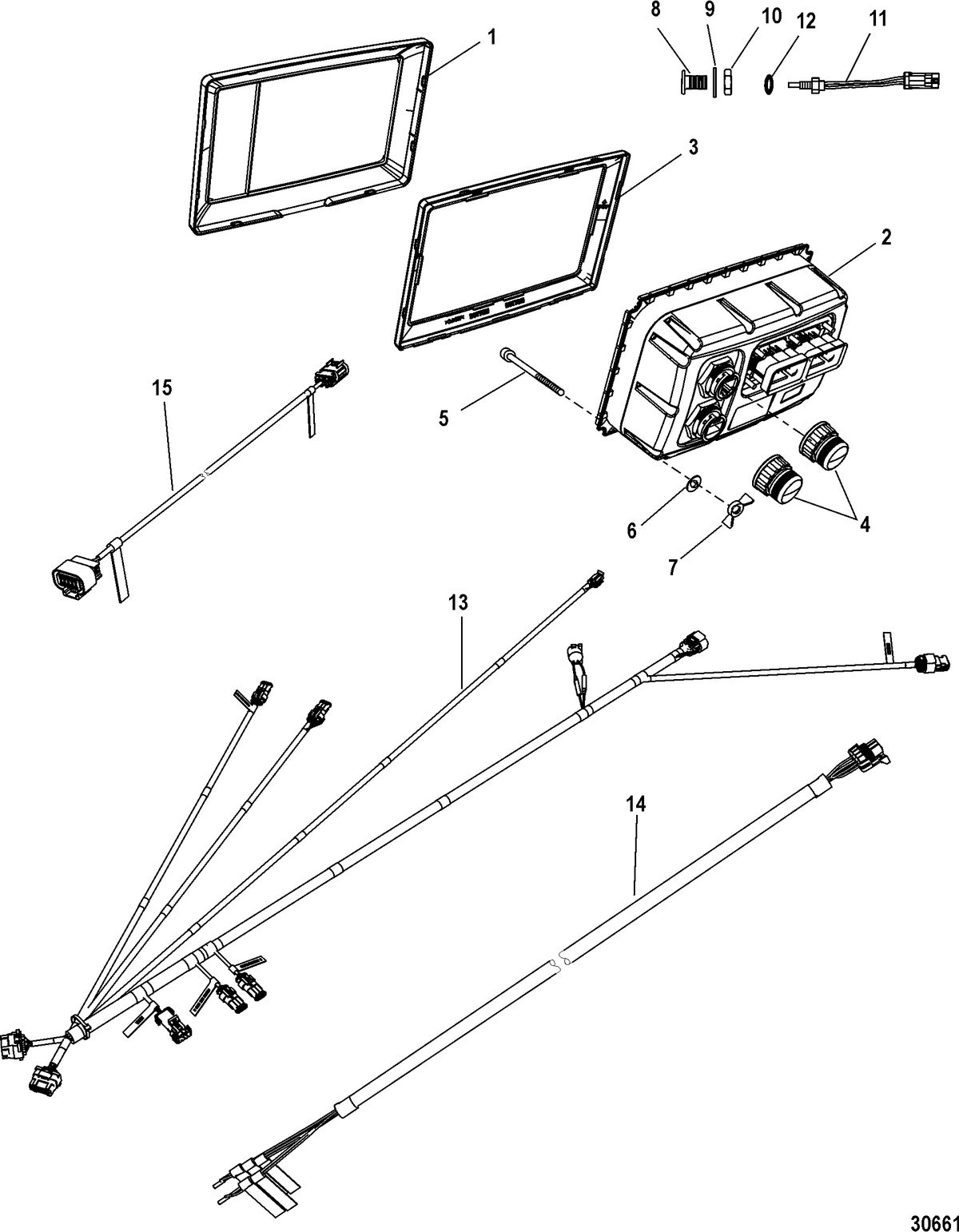 ACCESSORIES INSTRUMENTATION-GAUGES AND COMPONENTS VesselView Kit, CMD
