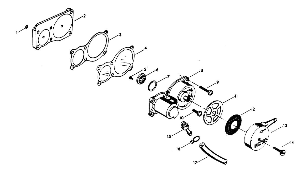 CHRYSLER 55 H.P. FUEL PUMP