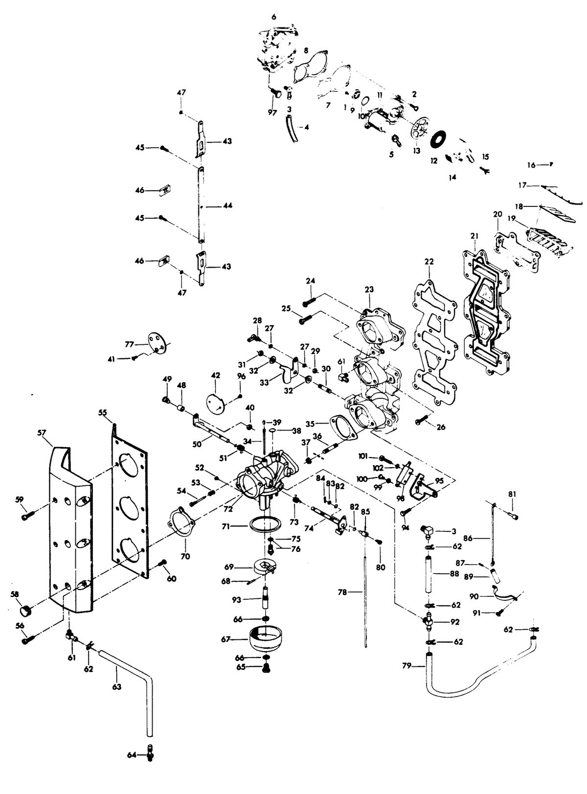 CHRYSLER 75 AND 90 H.P. CARBURETOR