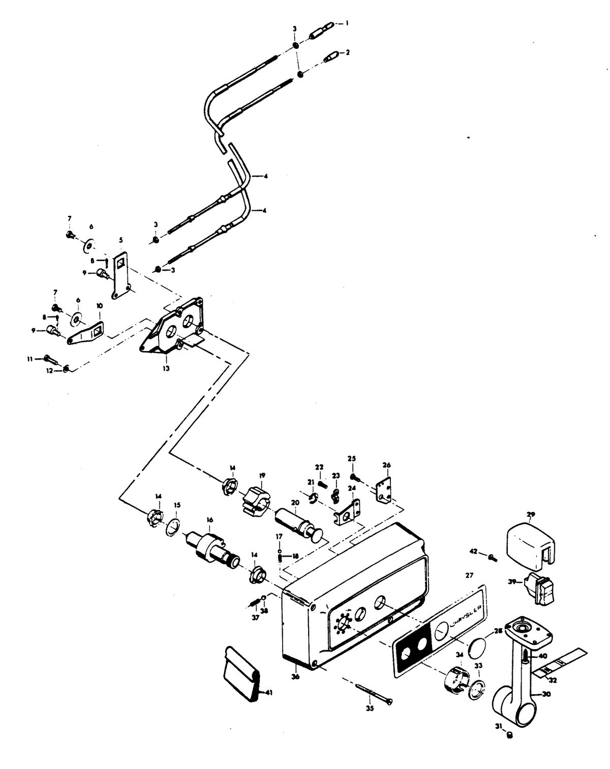 CHRYSLER 115 H.P. REMOTE CONTROL