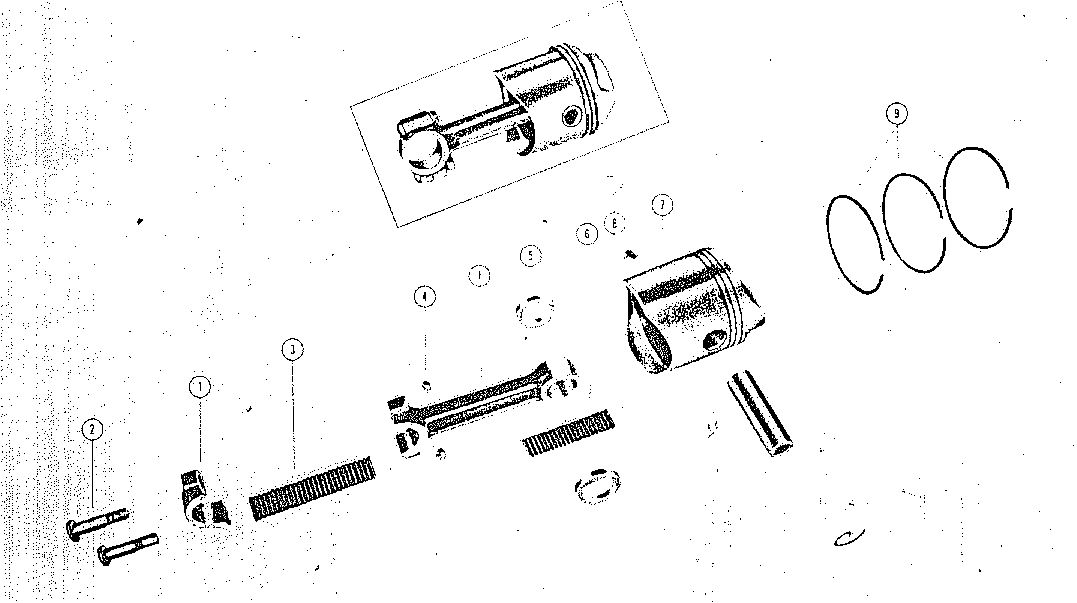 MARK MARK 20H PISTON AND CONNECTING ROD ASSEMBLY