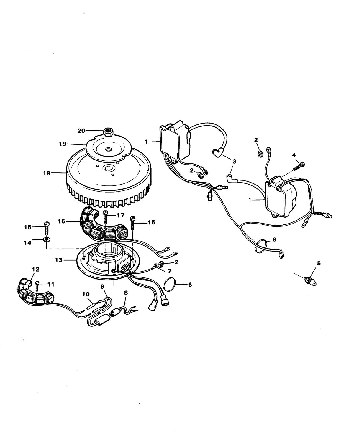 CHRYSLER 7.5 HP ELECTRICAL COMPONENTS