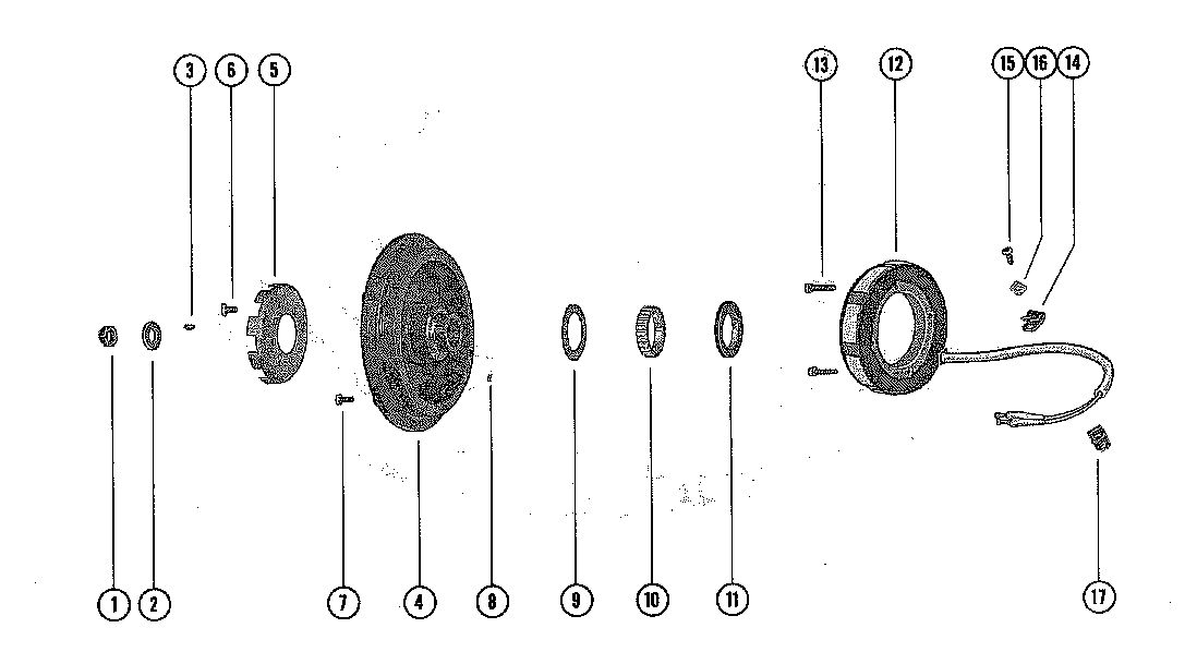MERCURY MERC 500-6 FLYWHEEL ASSEMBLY AND STATOR