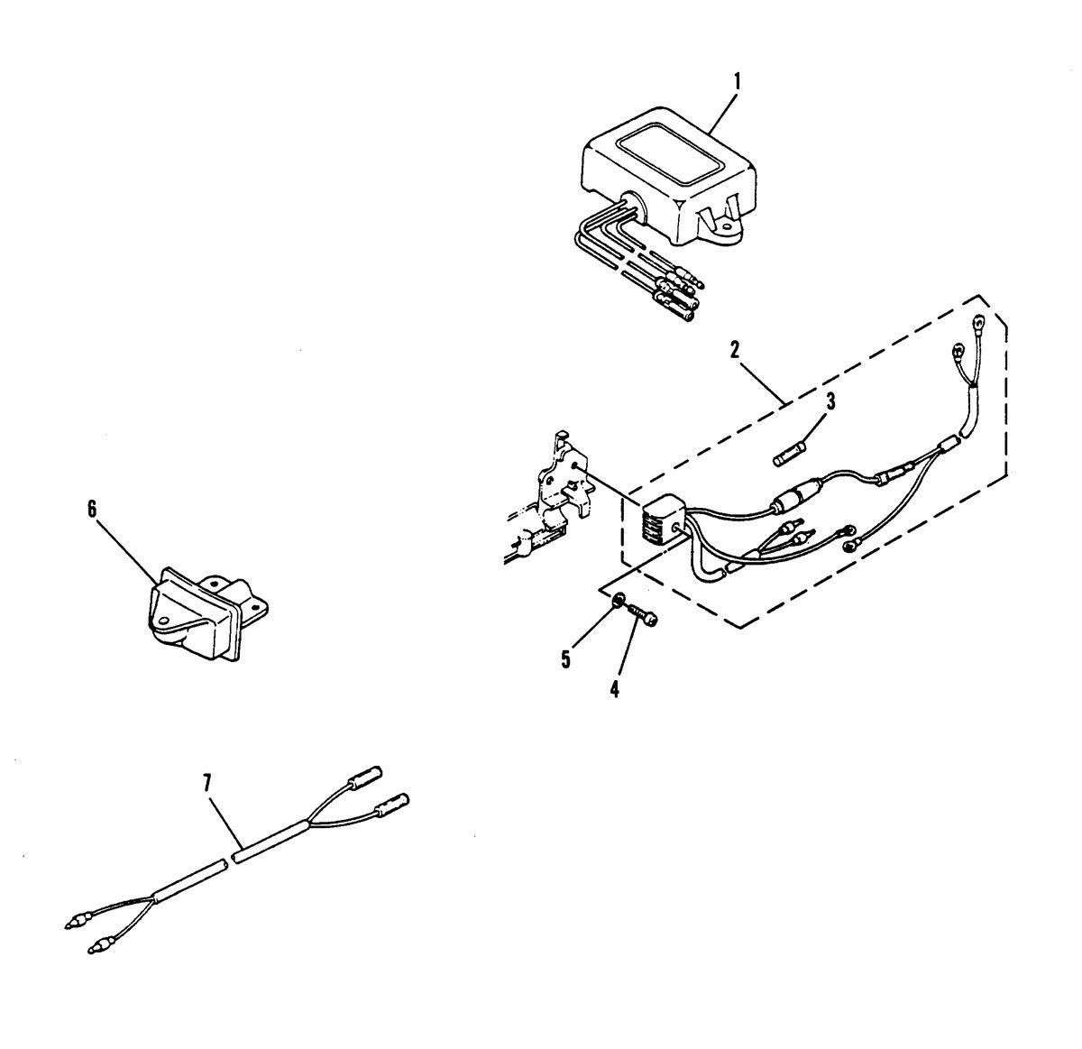 MARINER 4 H.P. OPTIONAL PARTS