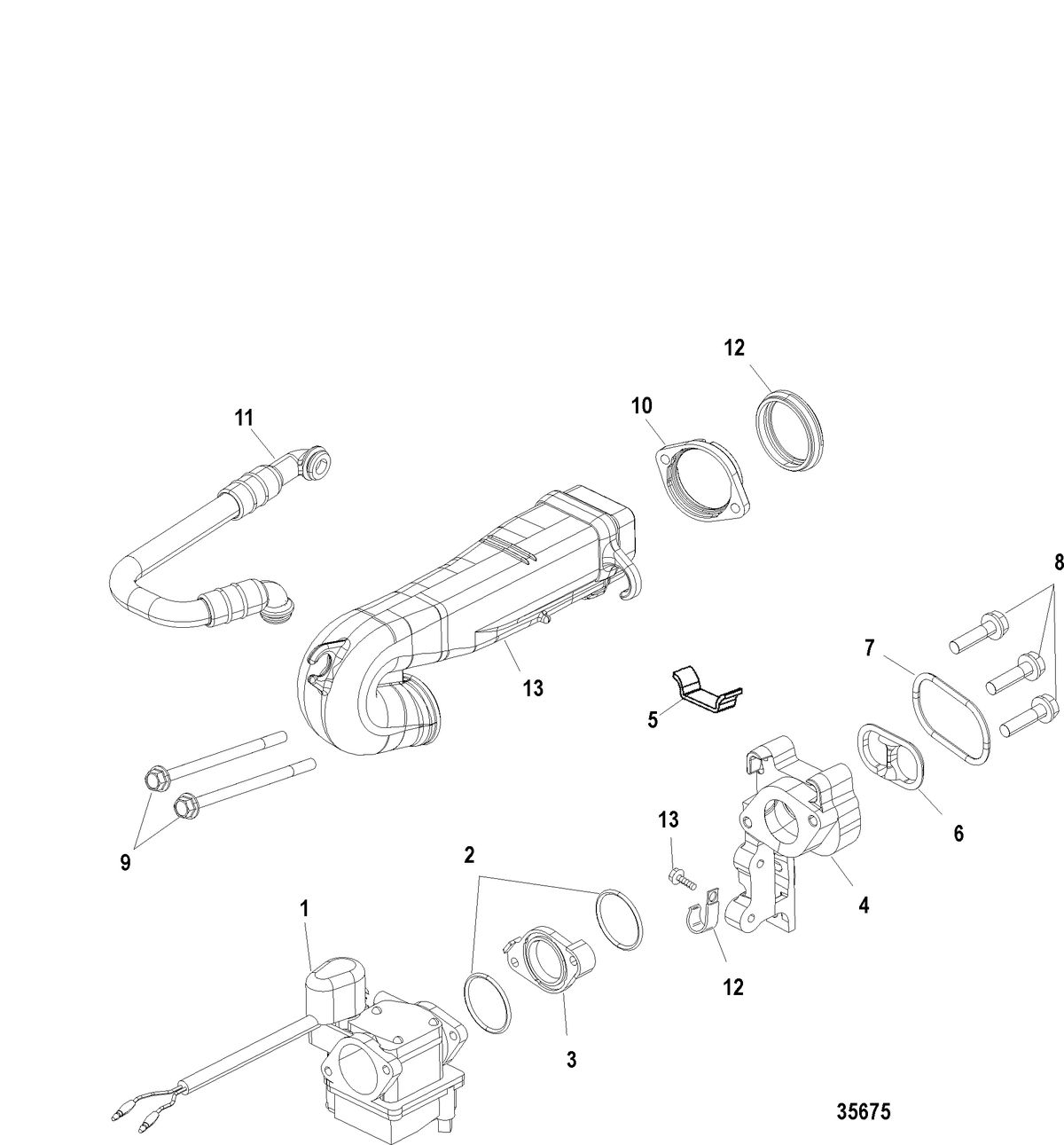 MERCURY 25 (4- STROKE) Intake