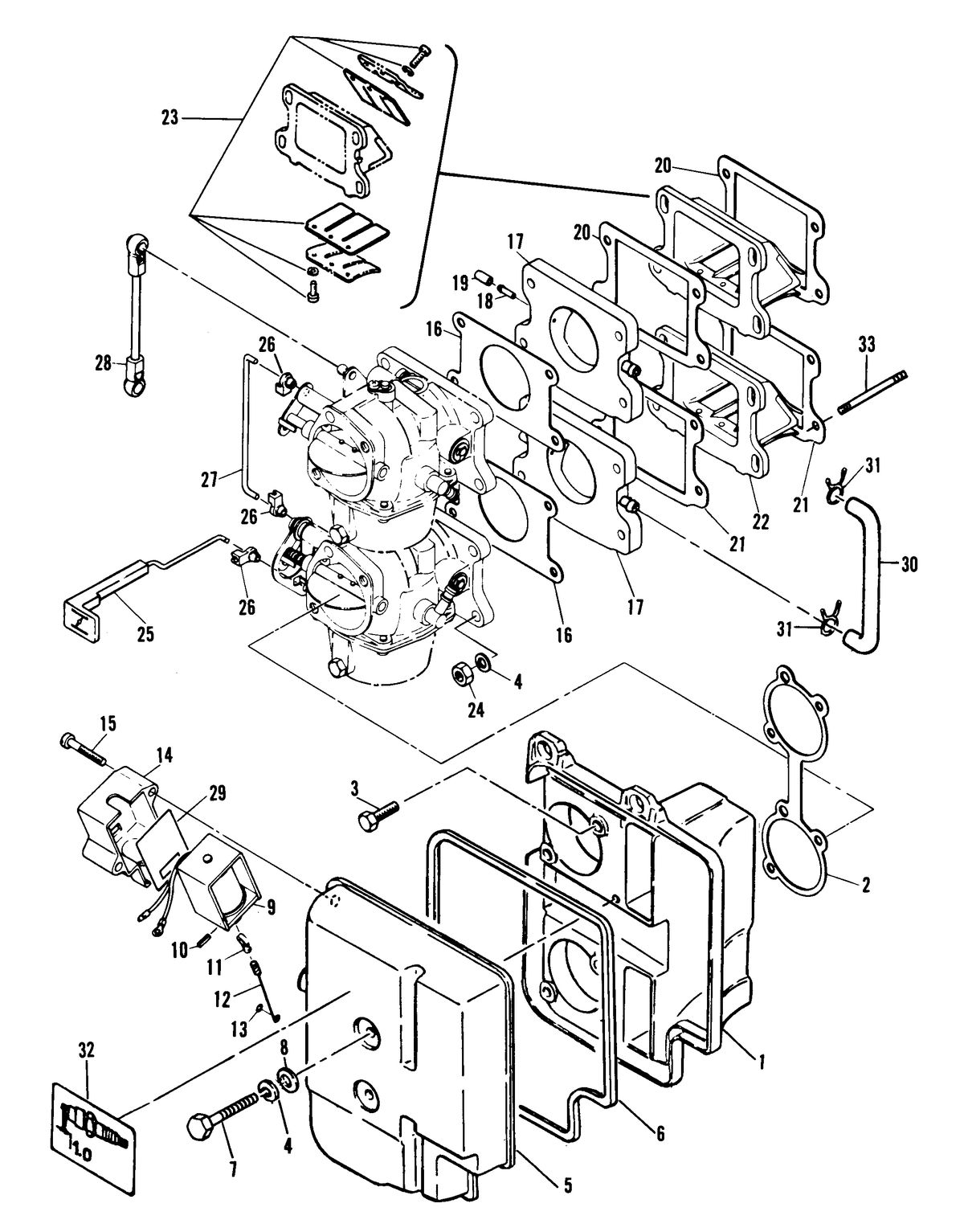 MARINER MARINER 60 INTAKE MANIFOLD