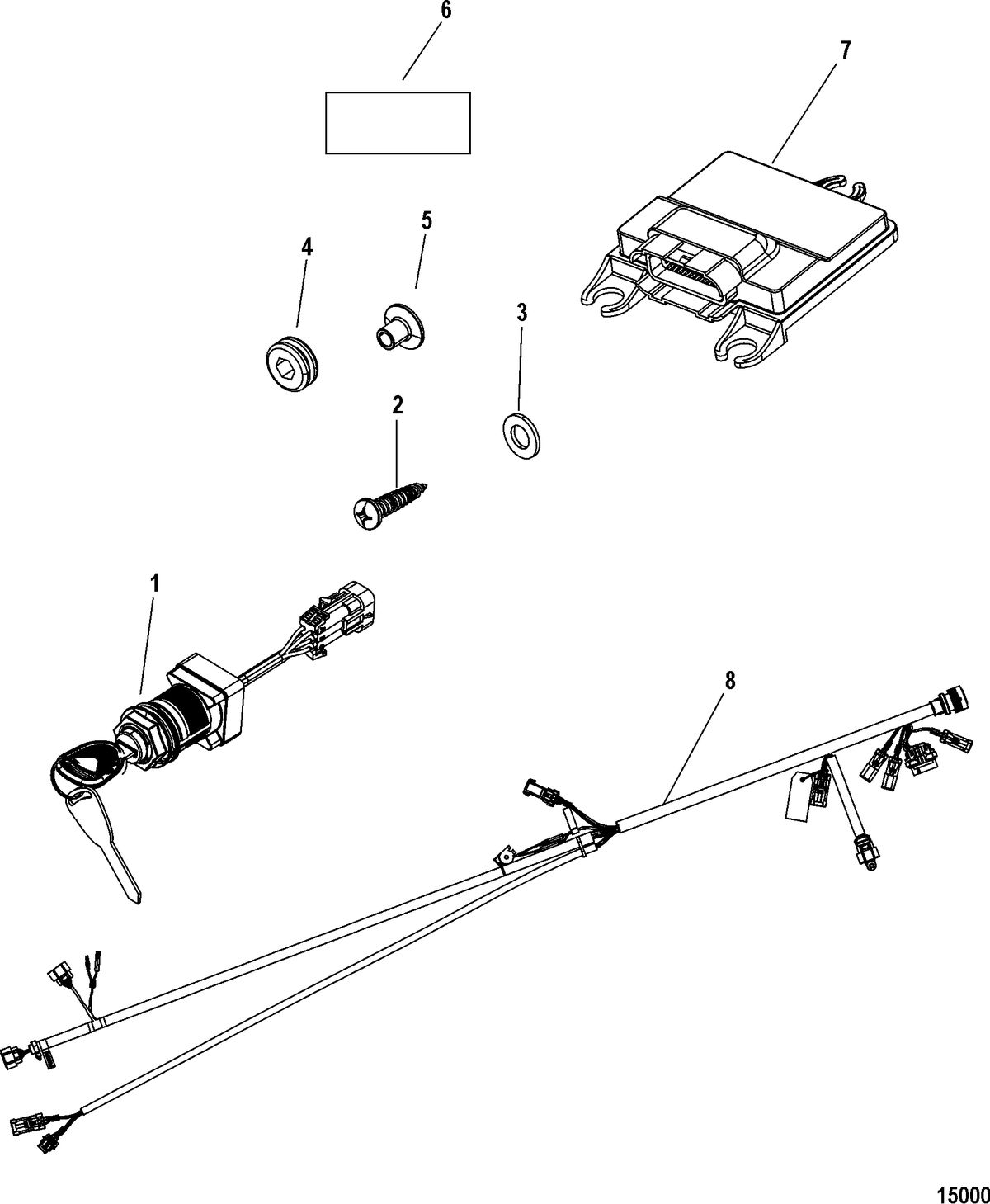 ACCESSORIES ELECTRICAL COMPONENTS AND HARNESSES Command Module Kit, Panel Mount-DTS