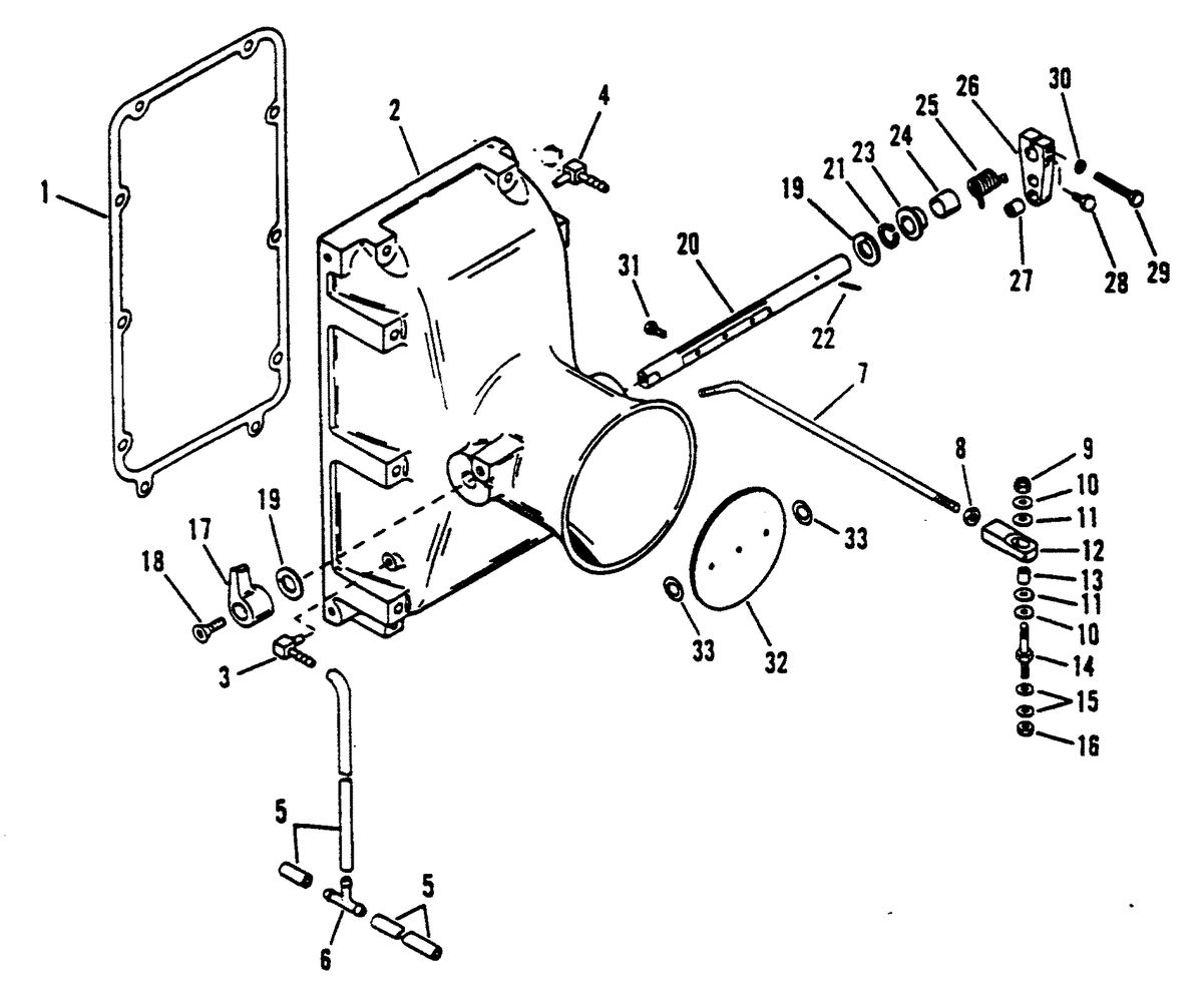 RACE OUTBOARD 2.5L EFI 2.5L EFI OFFSHORE AIR INLET/THROTTLE LINKAGE