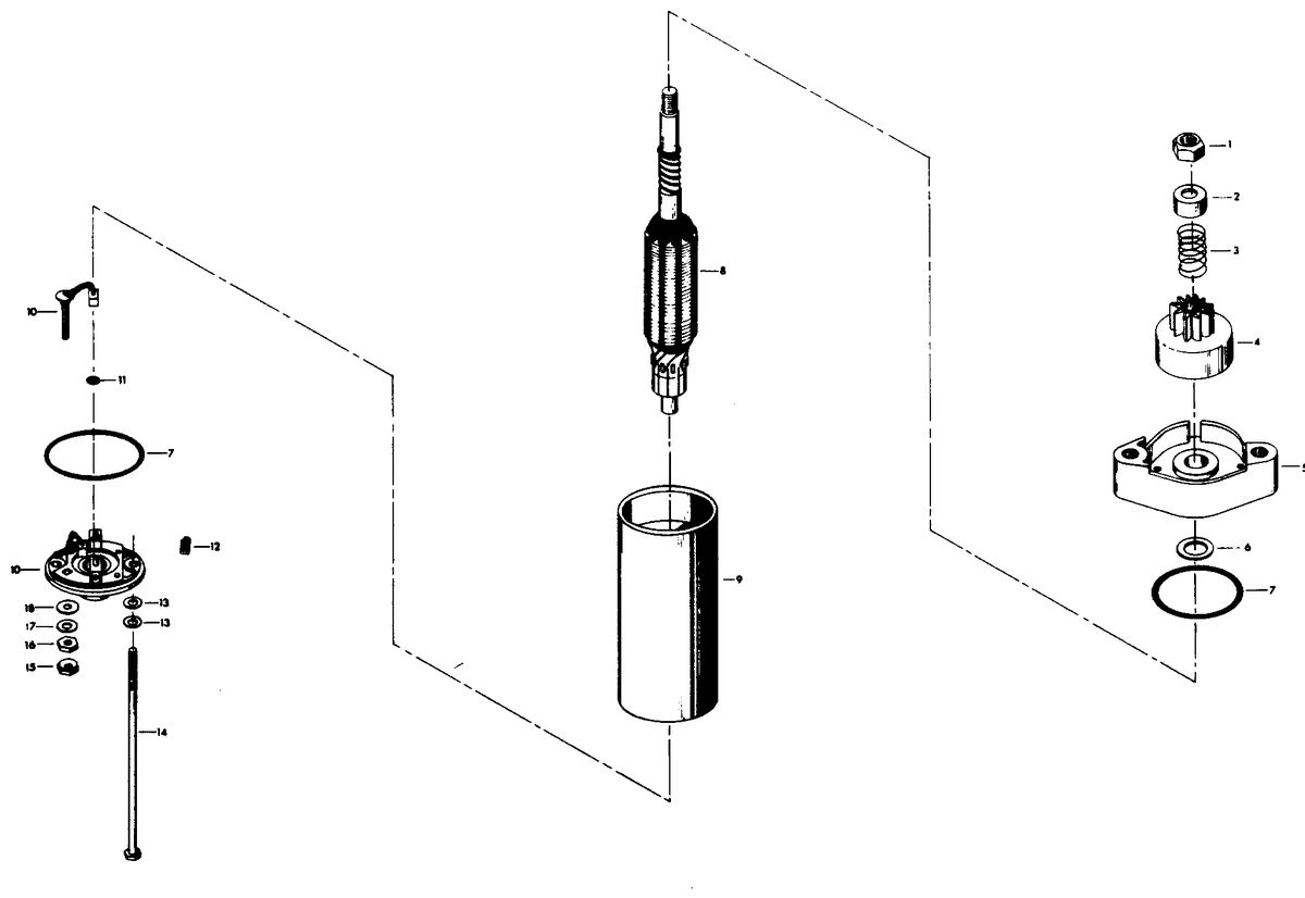 CHRYSLER 10 H.P. SAILOR ELECTRIC STARTER