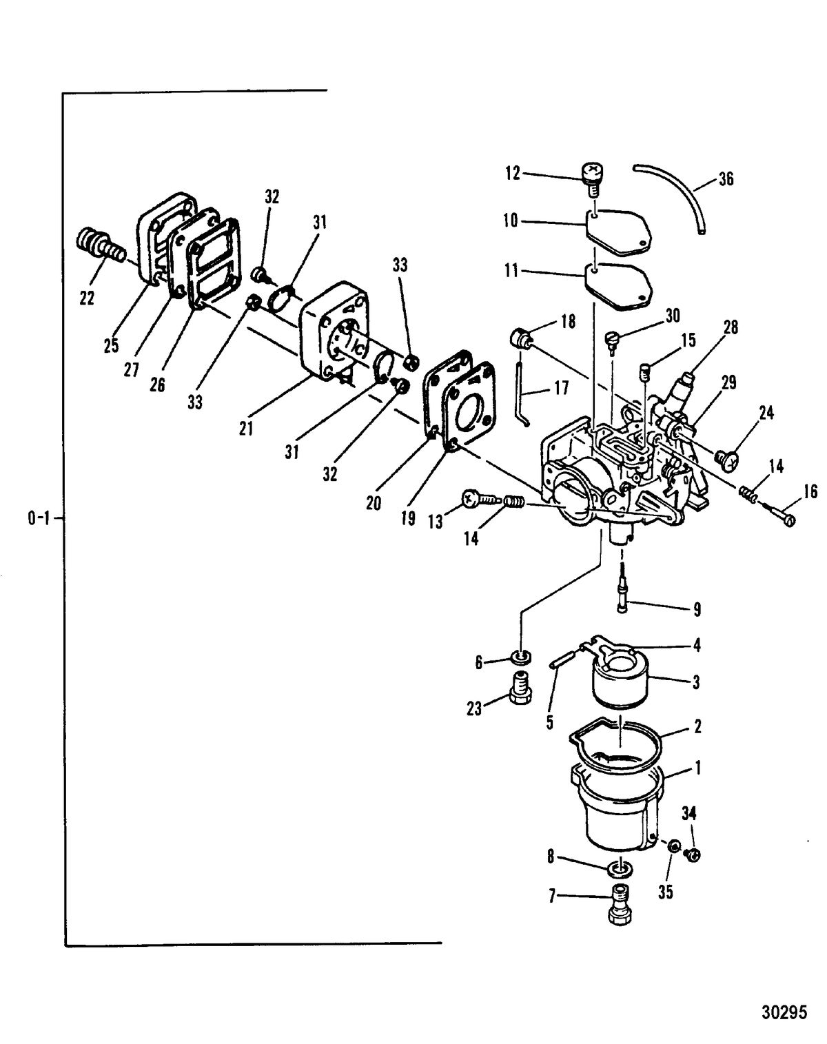 MARINER 8 HP W/MARATHON CARBURETOR
