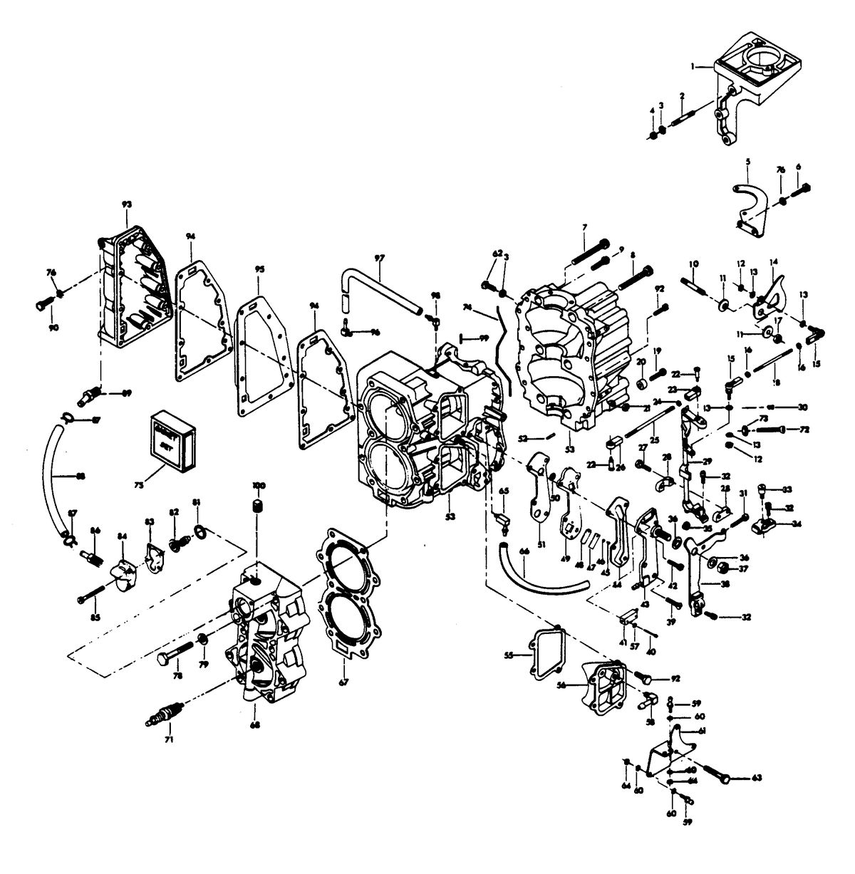 CHRYSLER 45 H.P. POWER HEAD