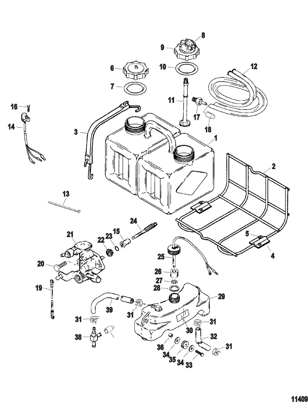 SPORTJET 175XR2 JET DRIVE Oil Injection Components