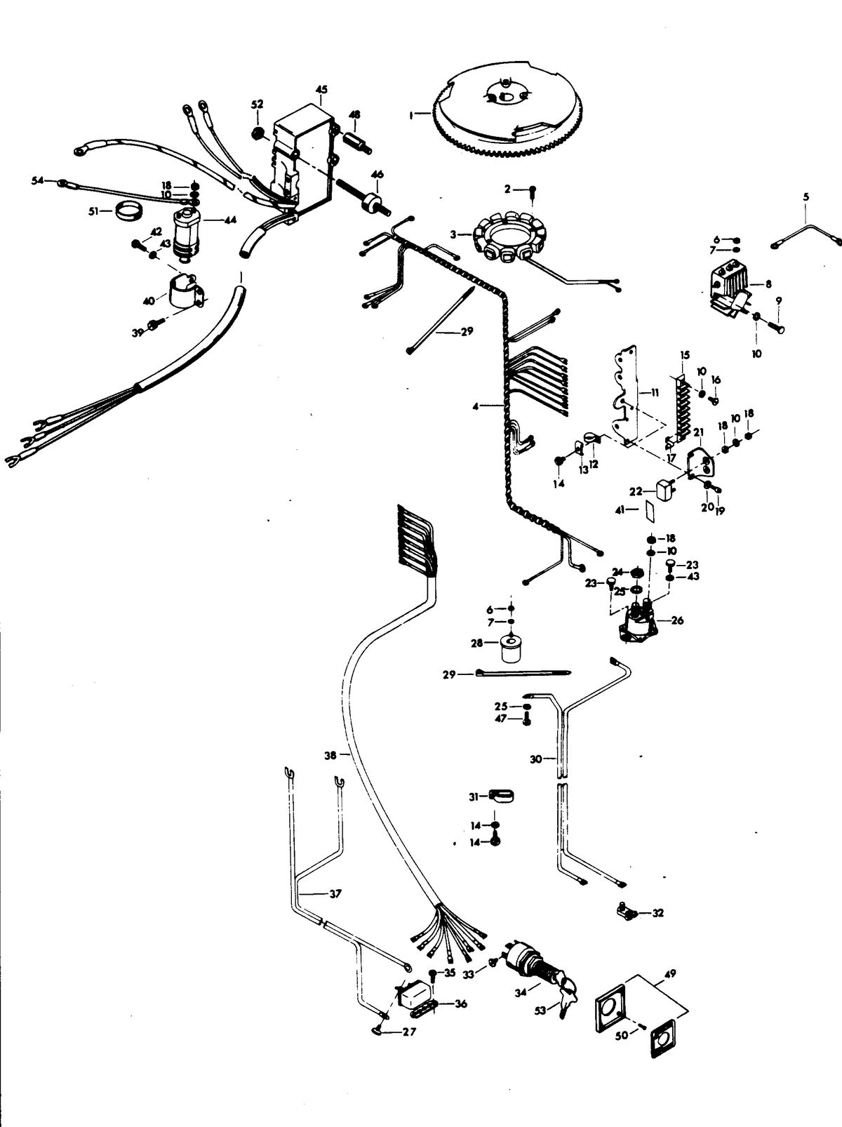 CHRYSLER 115 H.P. ELECTRICAL COMPONENTS