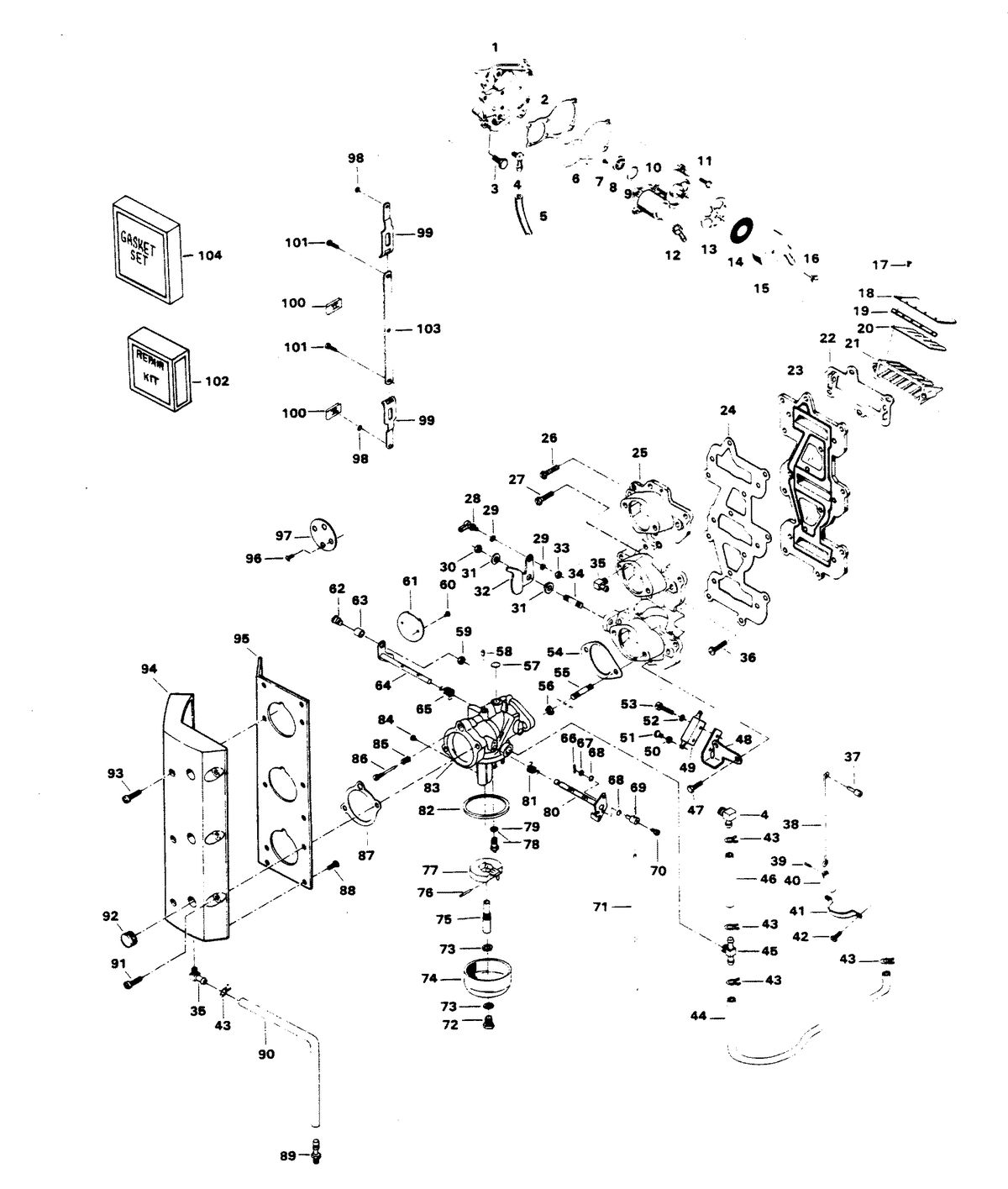 CHRYSLER 85 H.P. CARBURETOR