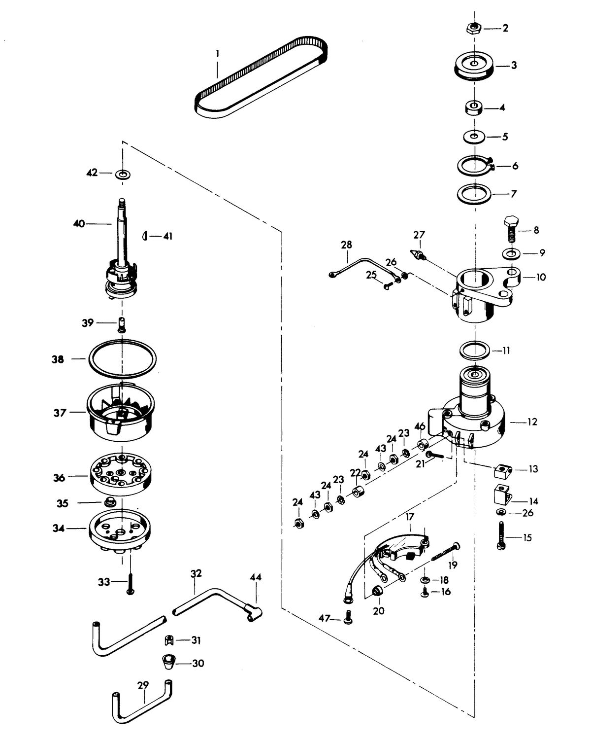 CHRYSLER 140 H.P. DISTRIBUTOR