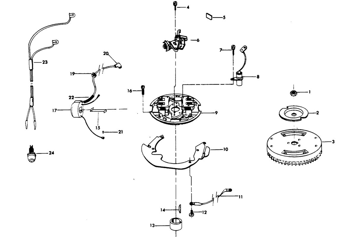 CHRYSLER 10 H.P. MAGNETO (MANUAL START MODELS)