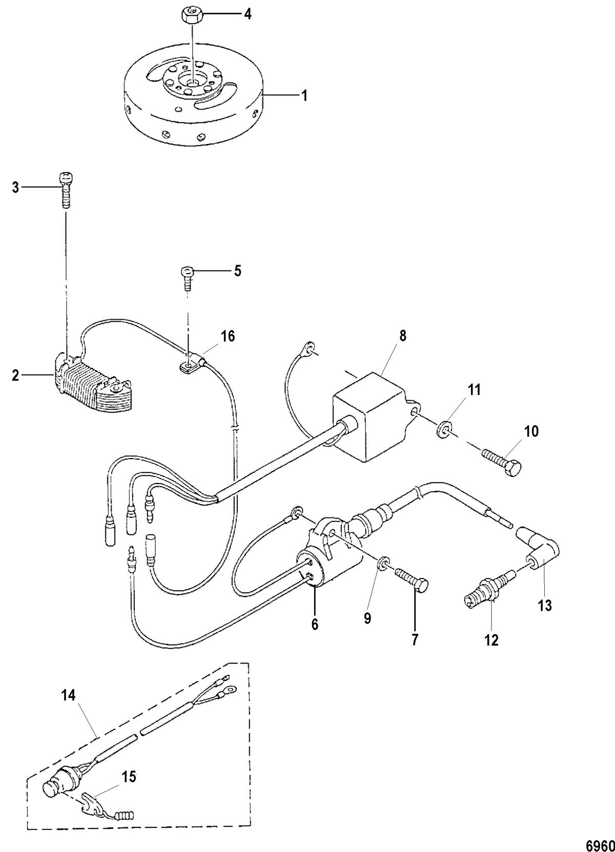 MERCURY/MARINER 2/2.5/3.3HP 2-STROKE CD Ignition