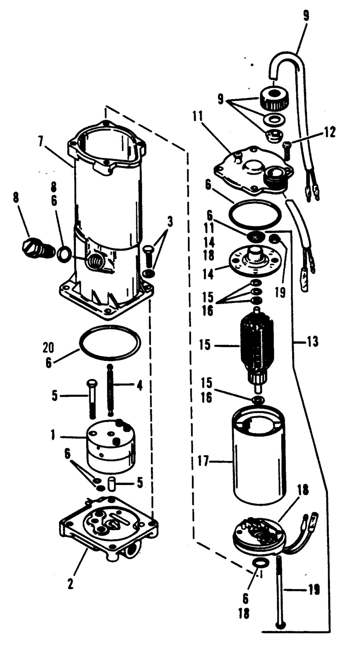 FORCE 150 H.P. PUMP/MOTOR KIT