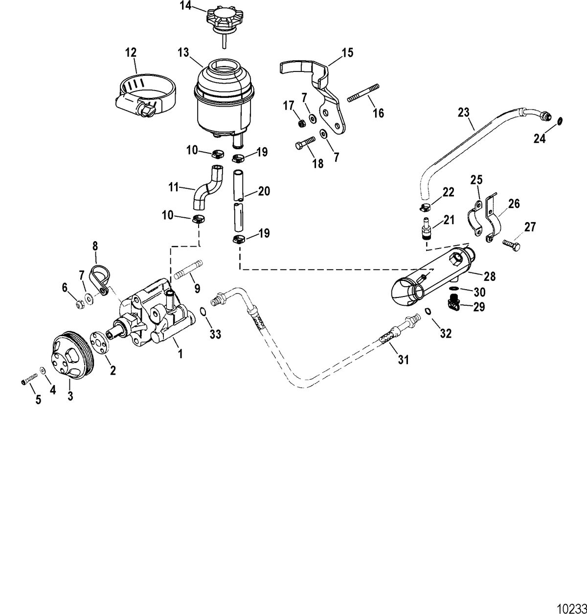 RACE STERNDRIVE 575 SCI Power-Assisted Steering Components(Design II)