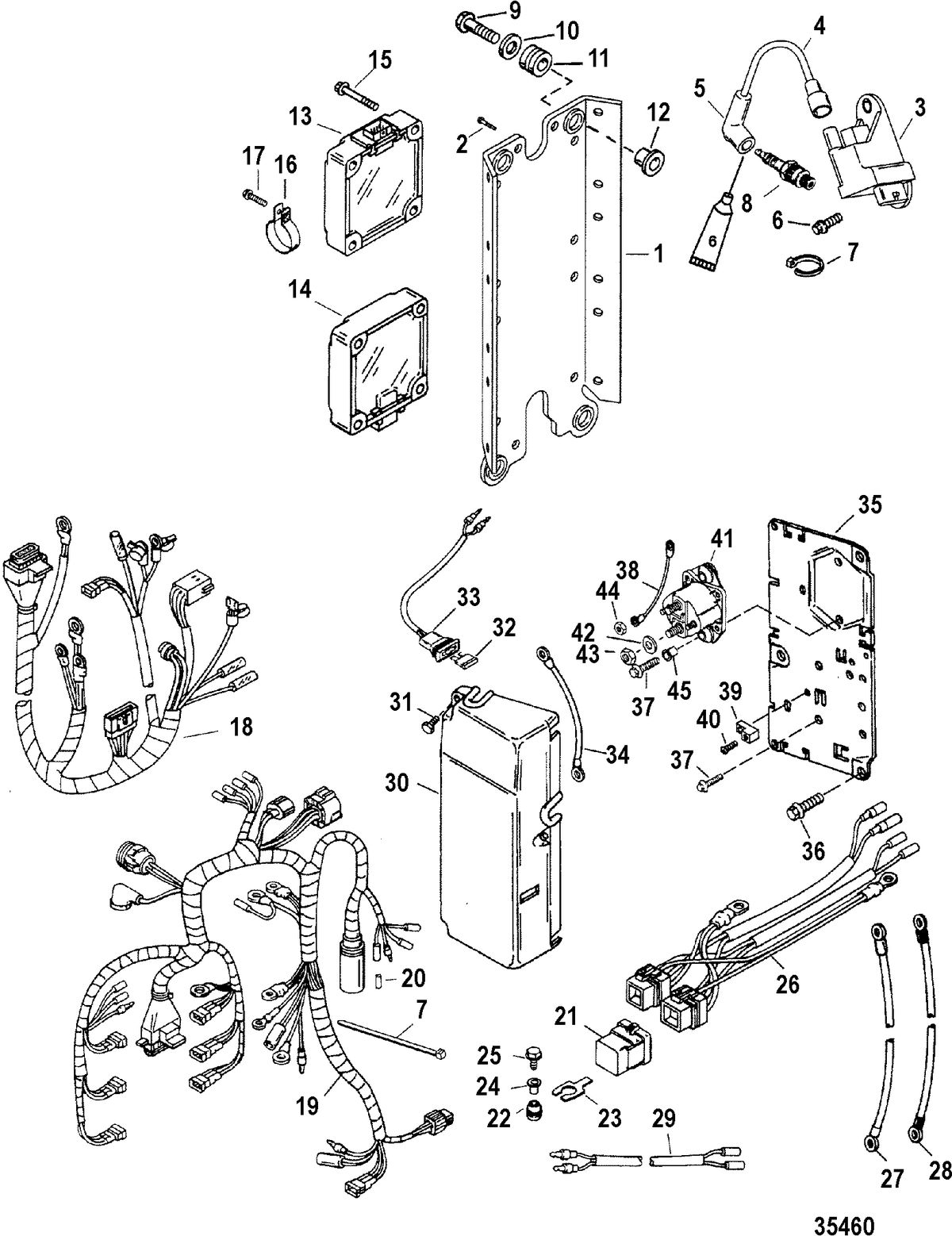 RACE OUTBOARD 300 PROMAX/SUPER MAGNUM (3.0L) Electrical Components
