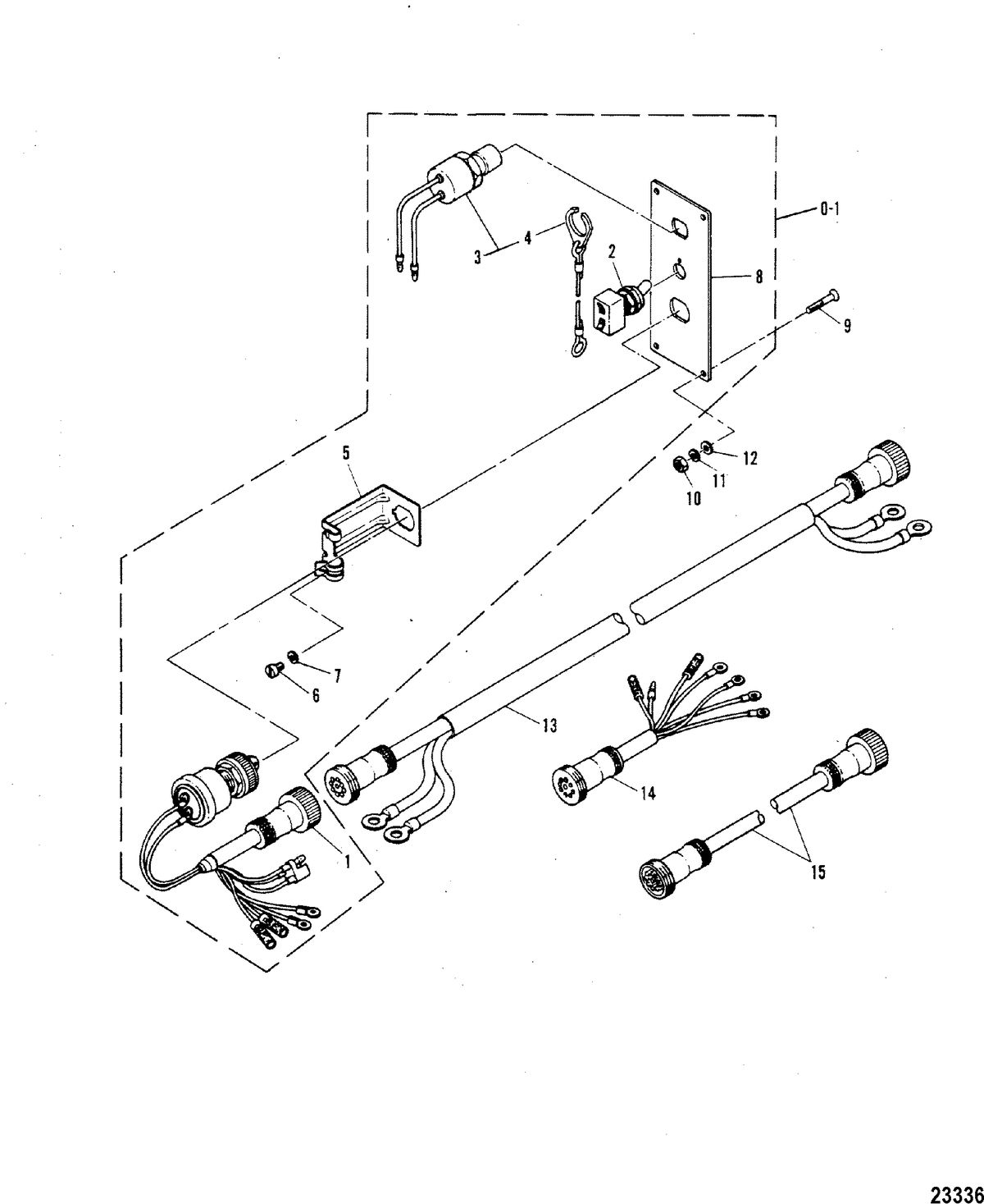 MARINER 60 HORSEPOWER SWITCH PANEL