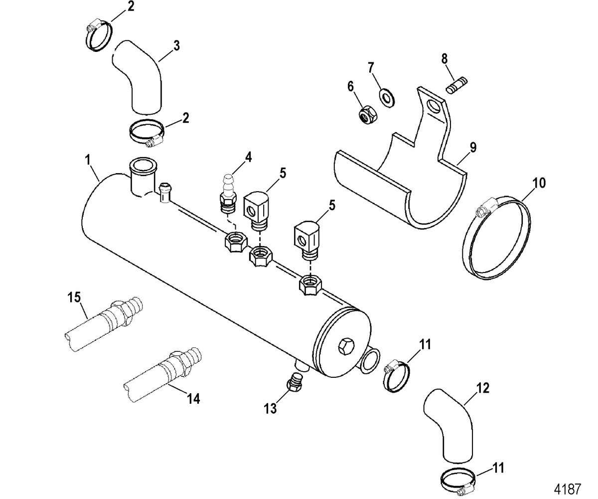 RACE STERNDRIVE 1075 SCI Oil Cooler - Transmission
