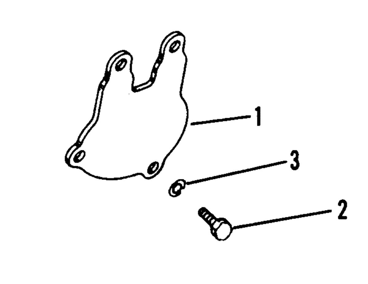 MERCRUISER 320 HP EFI ALPHA 1/BRAVO EXHAUST PLATE(ALPHA-ONE ENGINE)