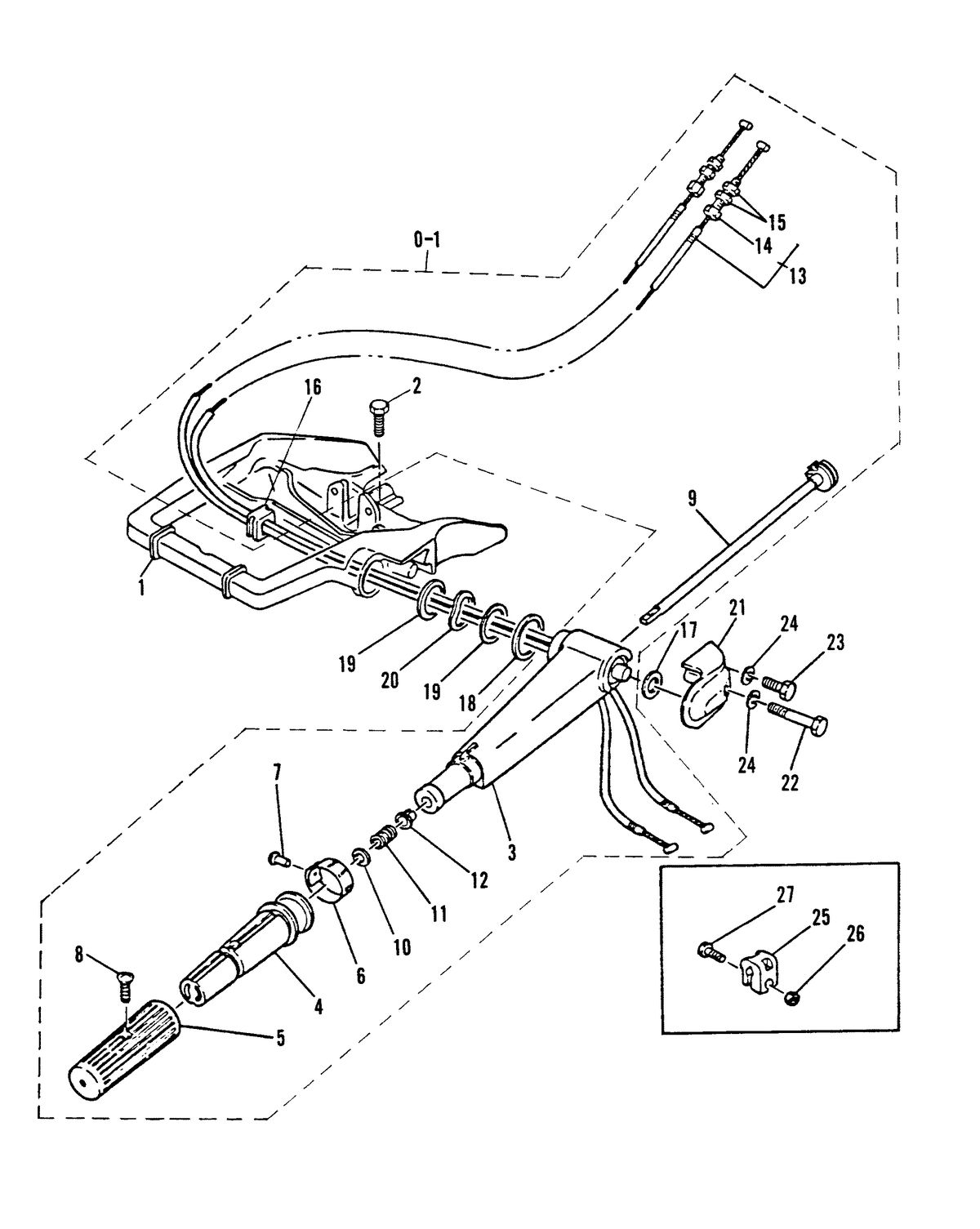 MARINER MARINER W25 STEERING HANDLE