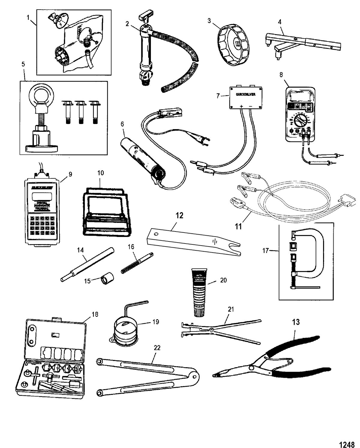 MERCURY/MARINER 40/50/60 EFI (4 CYLINDER) 4-STROKE Tools 1