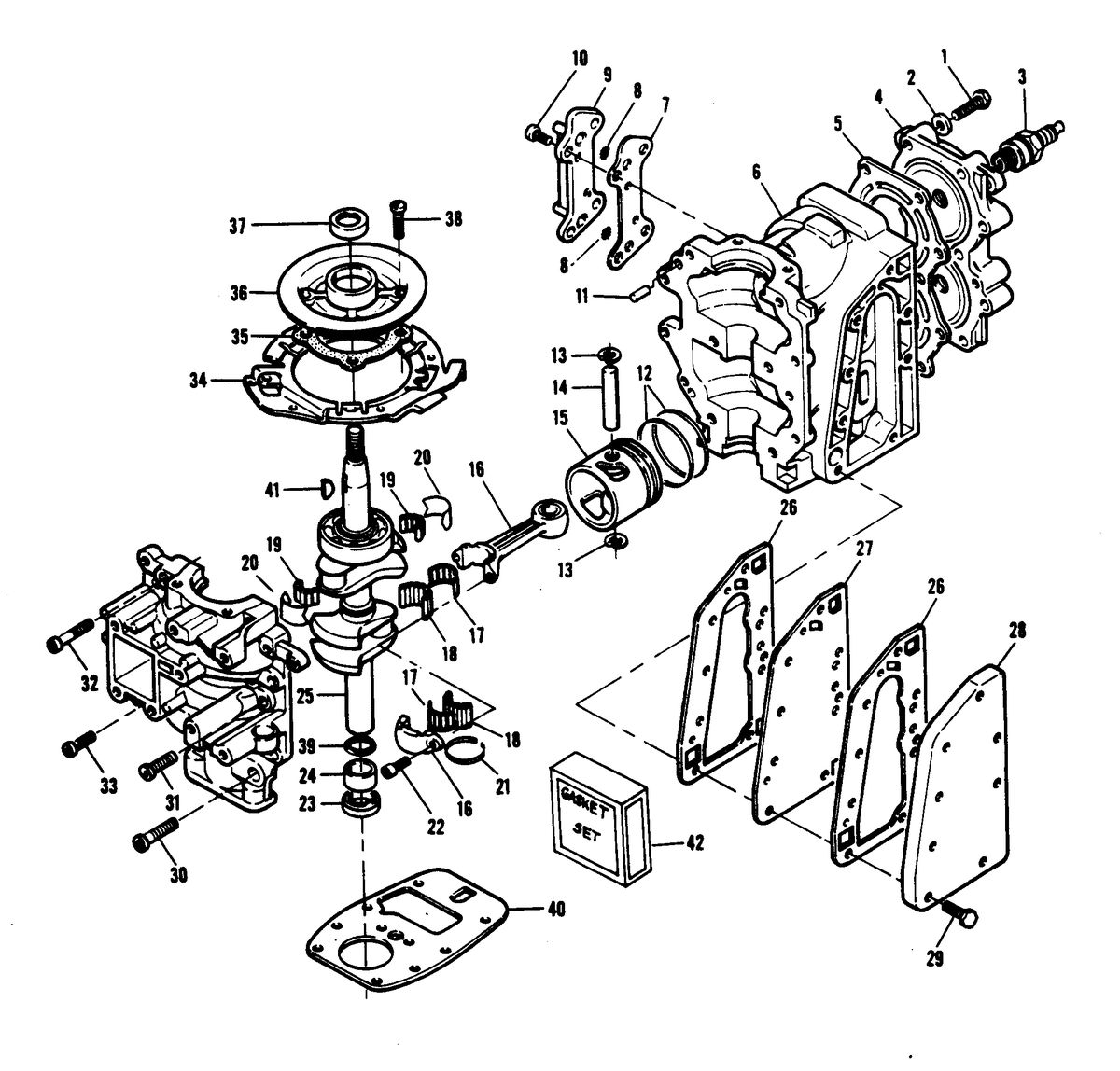 CHRYSLER 6 H.P. EXPORT DELUXE POWER HEAD