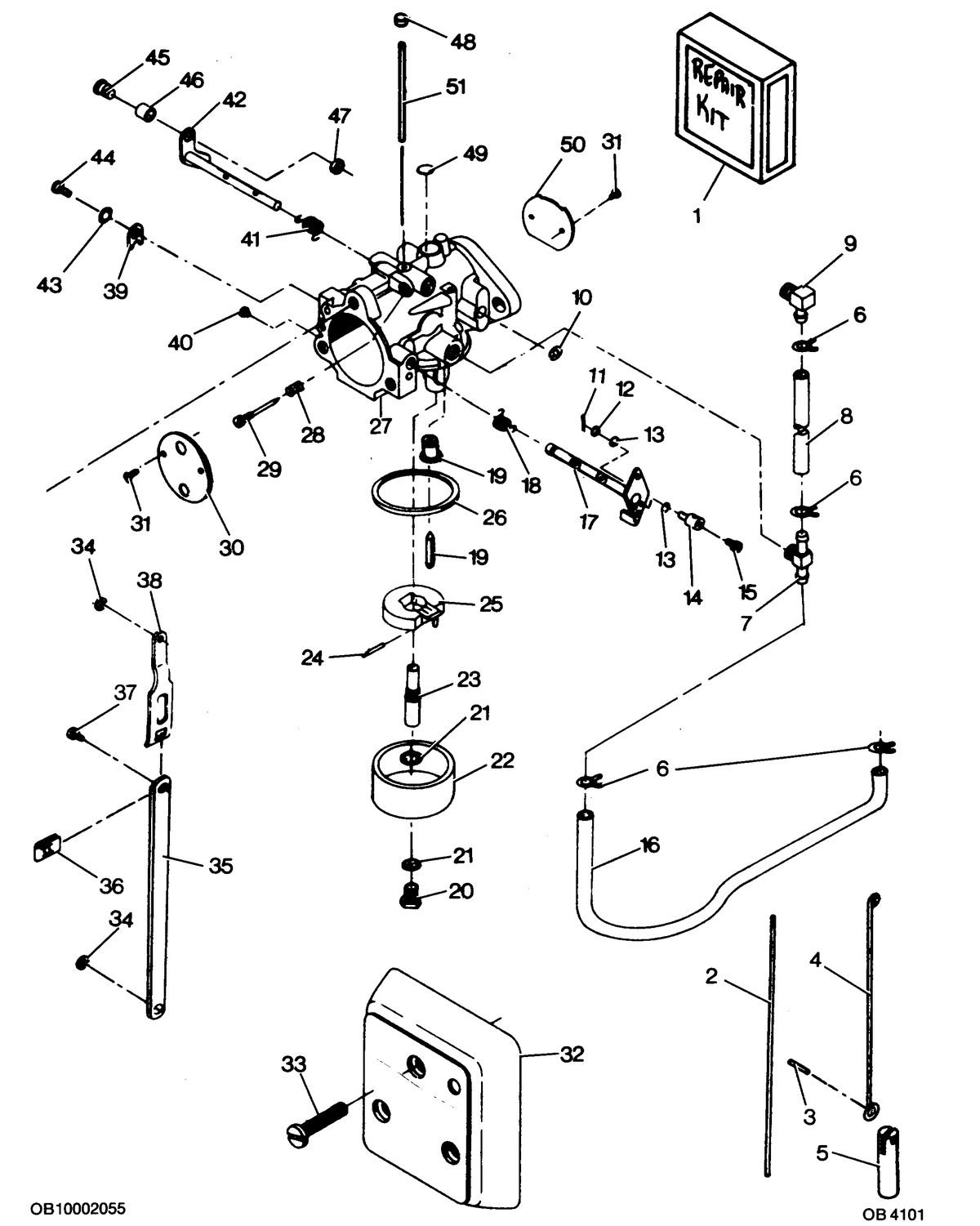 FORCE FORCE 1987 125 H.P. CARBURETOR