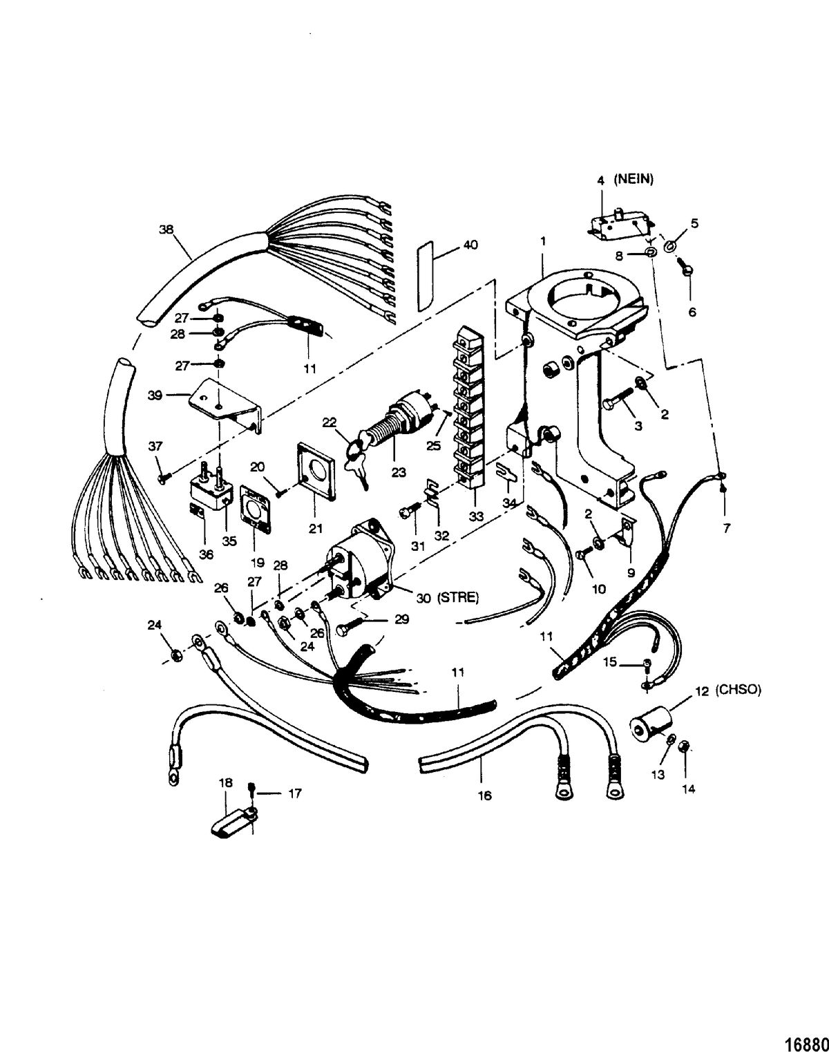 FORCE FORCE 1989 A MODEL 35 HP Electrical Components