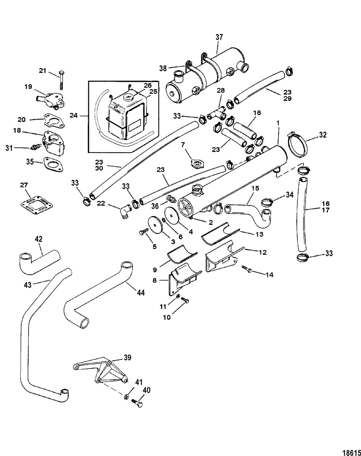 ACCESSORIES EXHAUST/COOLING SYSTEMS AND EXTENSION KITS Closed Cooling System(18390A6 / A8)