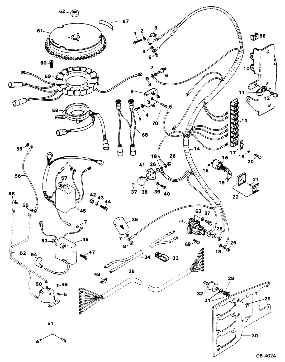 FORCE FORCE 85 H.P. ELECTRICAL COMPONENTS