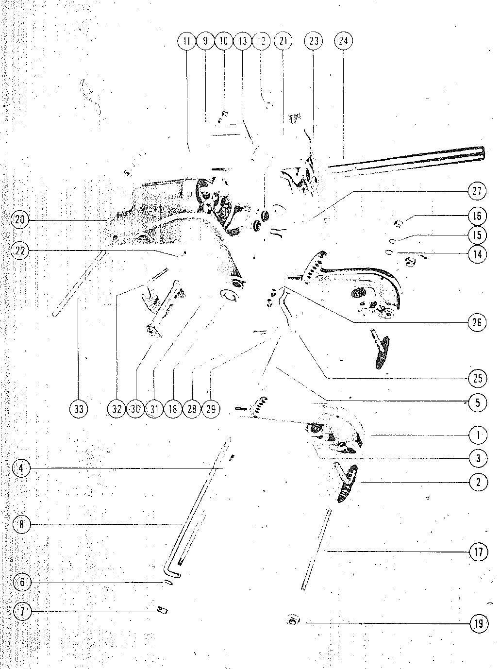 MARK KH7, MARK 15, MARK 20 CLAMP AND SWIVEL BRACKET