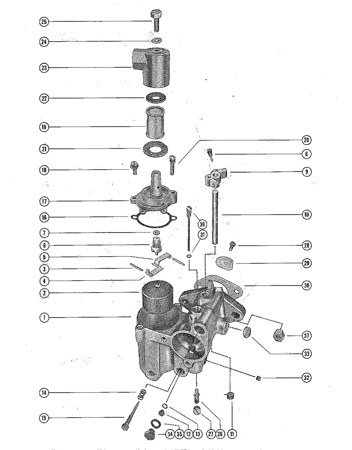 MERCURY MERC 800 CARBURETOR ASSEMBLY