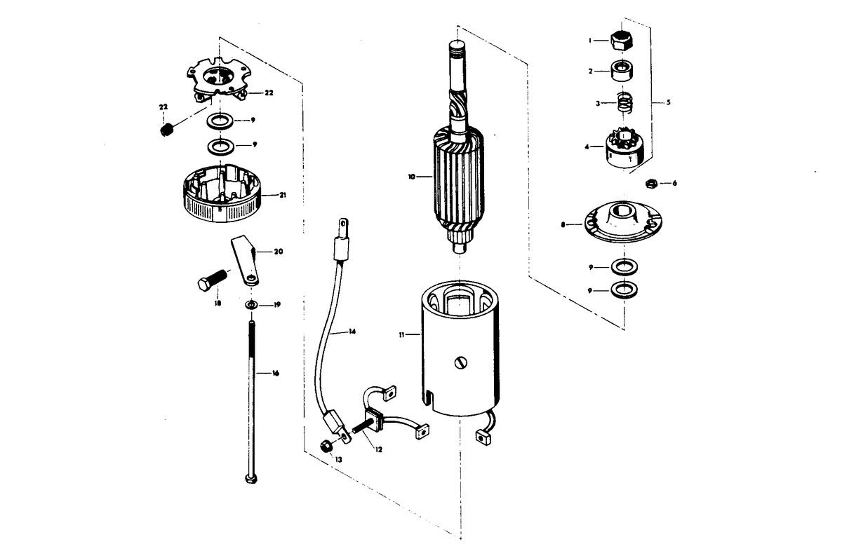CHRYSLER 115 H.P. CHARGER STARTER
