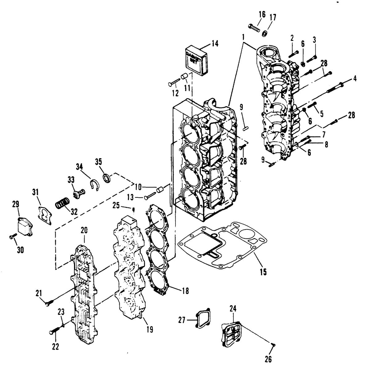 SPORTJET SPORT JET 120 CYLINDER BLOCK